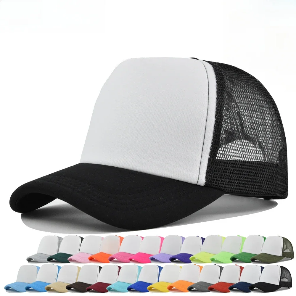 Corduroy Cap 5 Panel - หมวกแก๊ปทรงทรัคเกอร์ 5 แผง สีพื้น ราคาถูก ใส่ได้ทั้งชายและหญิง