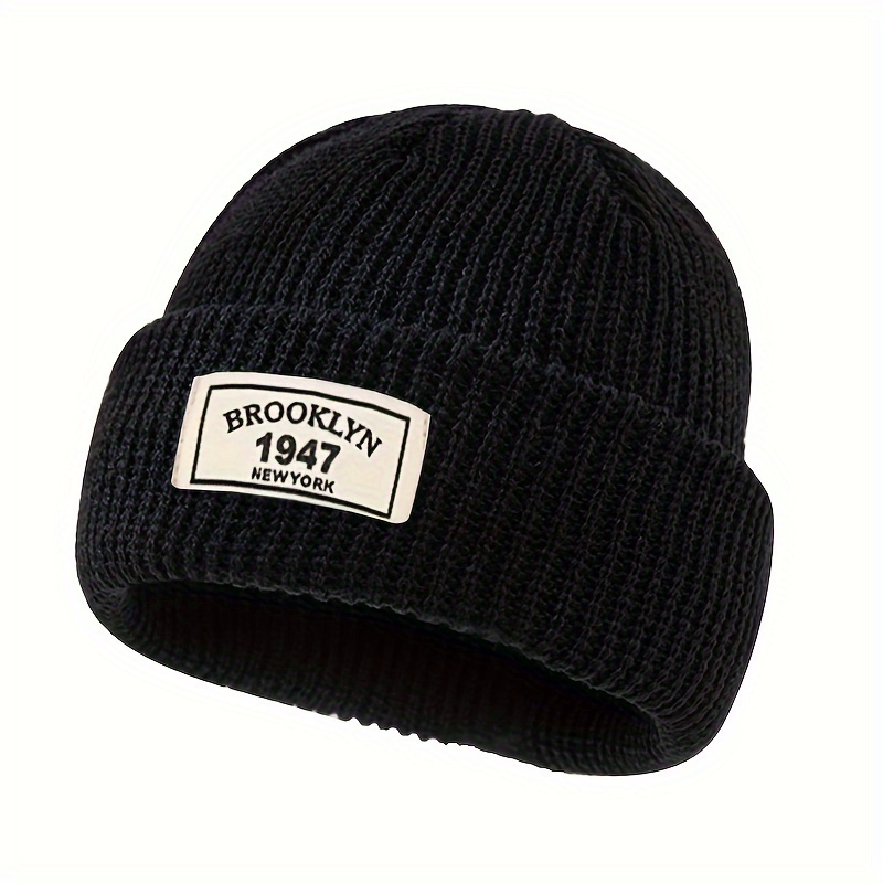 หมวกบีนนี่ถักลายริบบิ้นแบบยูนิ - Beanie Cuffed Knit บทวิจารณ์และราคา