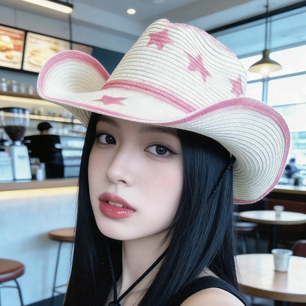 หมวกคาวบอยสไตล์ตะวันตก ระบายอา - Cowboy Hat Straw บทวิจารณ์และราคา