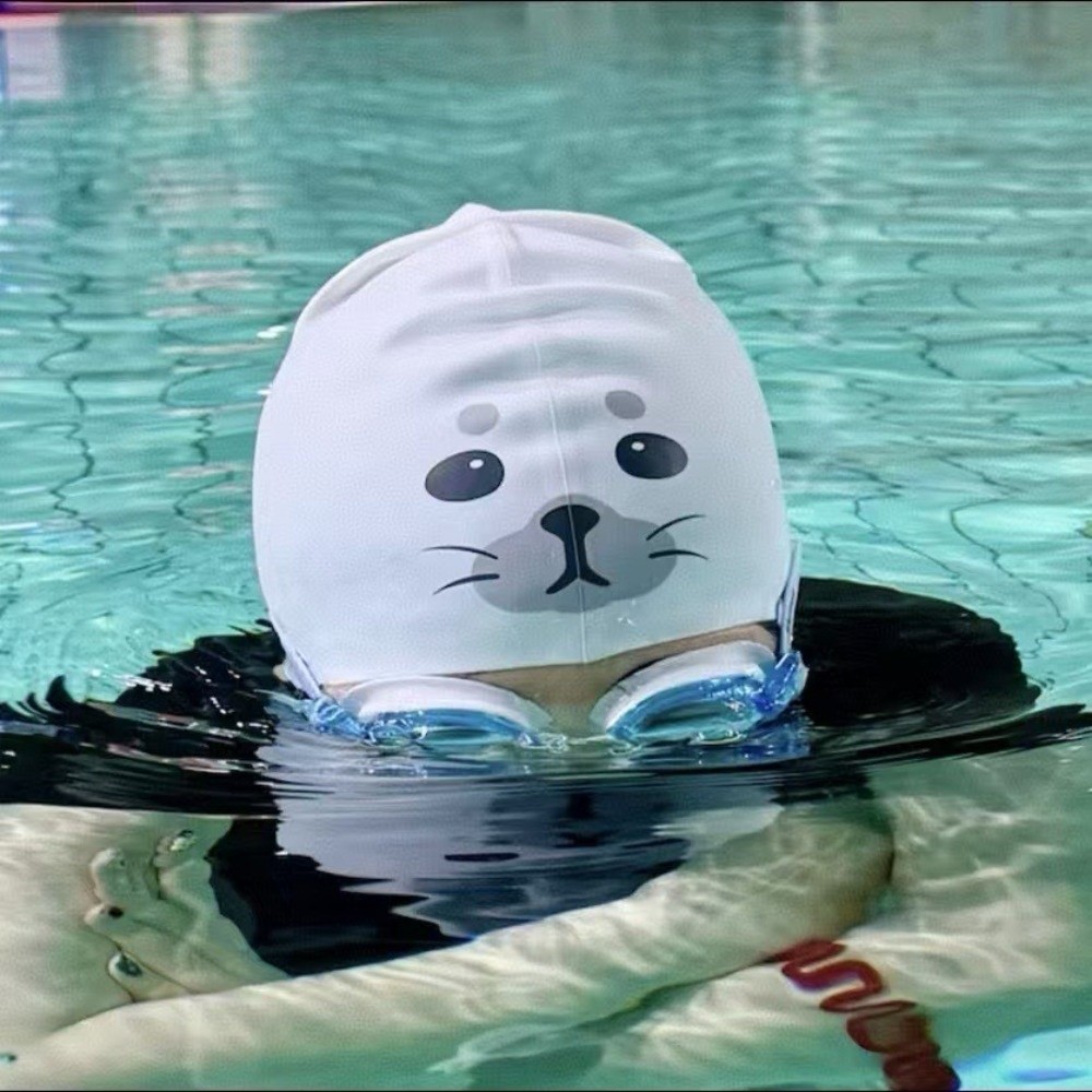หมวกว่ายน้ำซิลิโคนกันน้ำน่ารัก - Swim Hat Silicone บทวิจารณ์และราคา