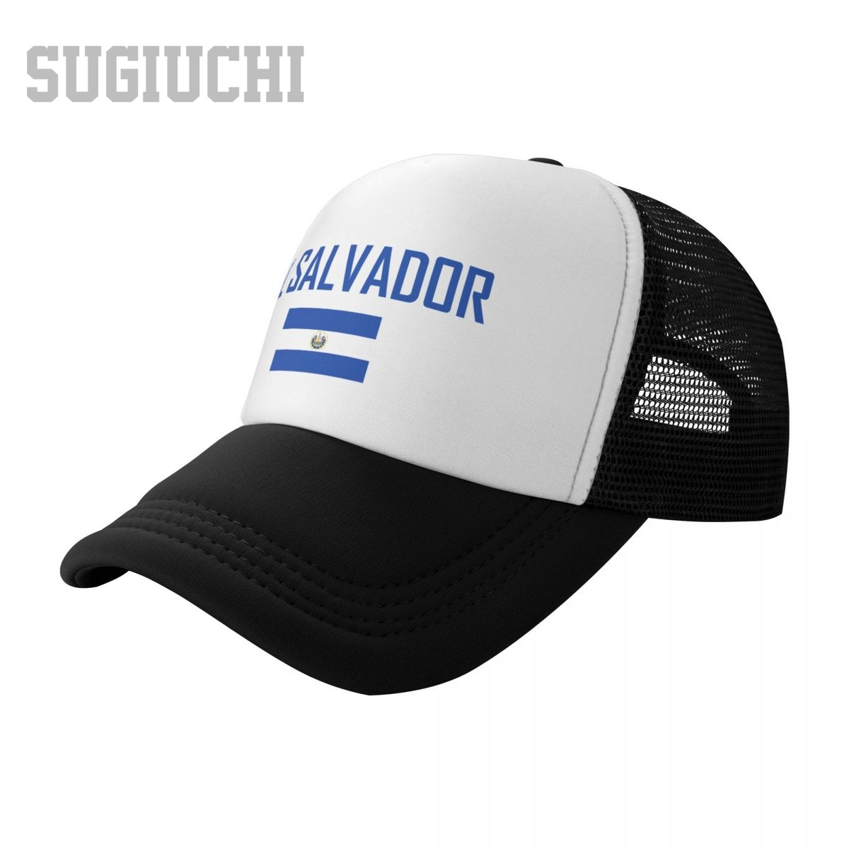 หมวกแก๊ปตาข่ายลายธงและตัวอักษร - Trucker Cap Mesh บทวิจารณ์และราคา