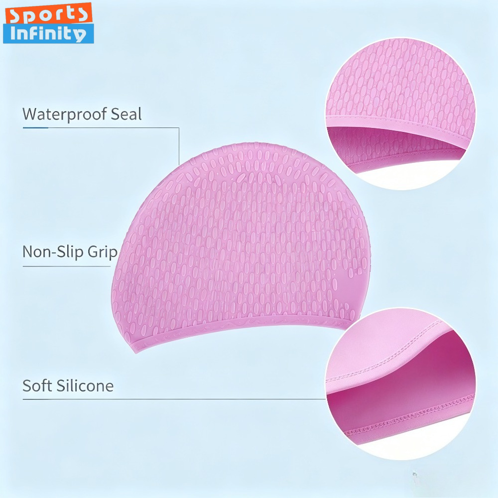 หมวกว่ายน้ำซิลิโคนสำหรับผู้ใหญ - Swim Hat Silicone บทวิจารณ์และราคา