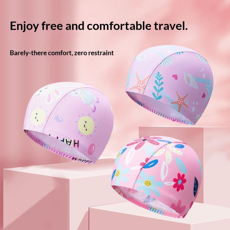 หมวกว่ายน้ำการ์ตูนสำหรับเด็ก ย - Swim Hat Silicone บทวิจารณ์และราคา