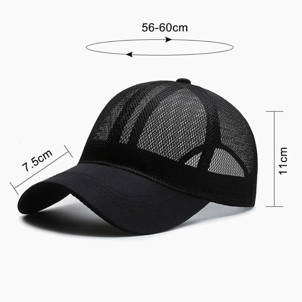 หมวกเบสบอลตาข่ายเต็มใบ ระบายอา - Trucker Cap Mesh บทวิจารณ์และราคา