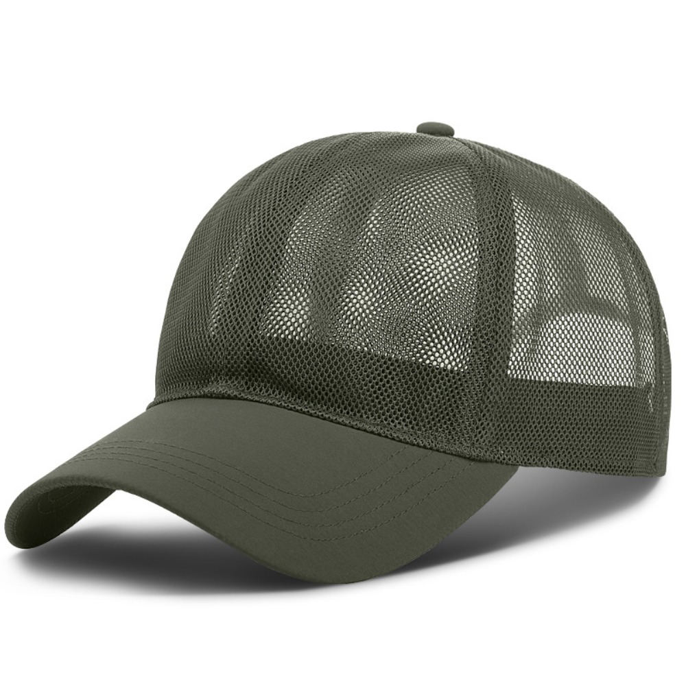 หมวกเบสบอลตาข่ายเต็มใบ ระบายอา - Trucker Cap Mesh บทวิจารณ์และราคา