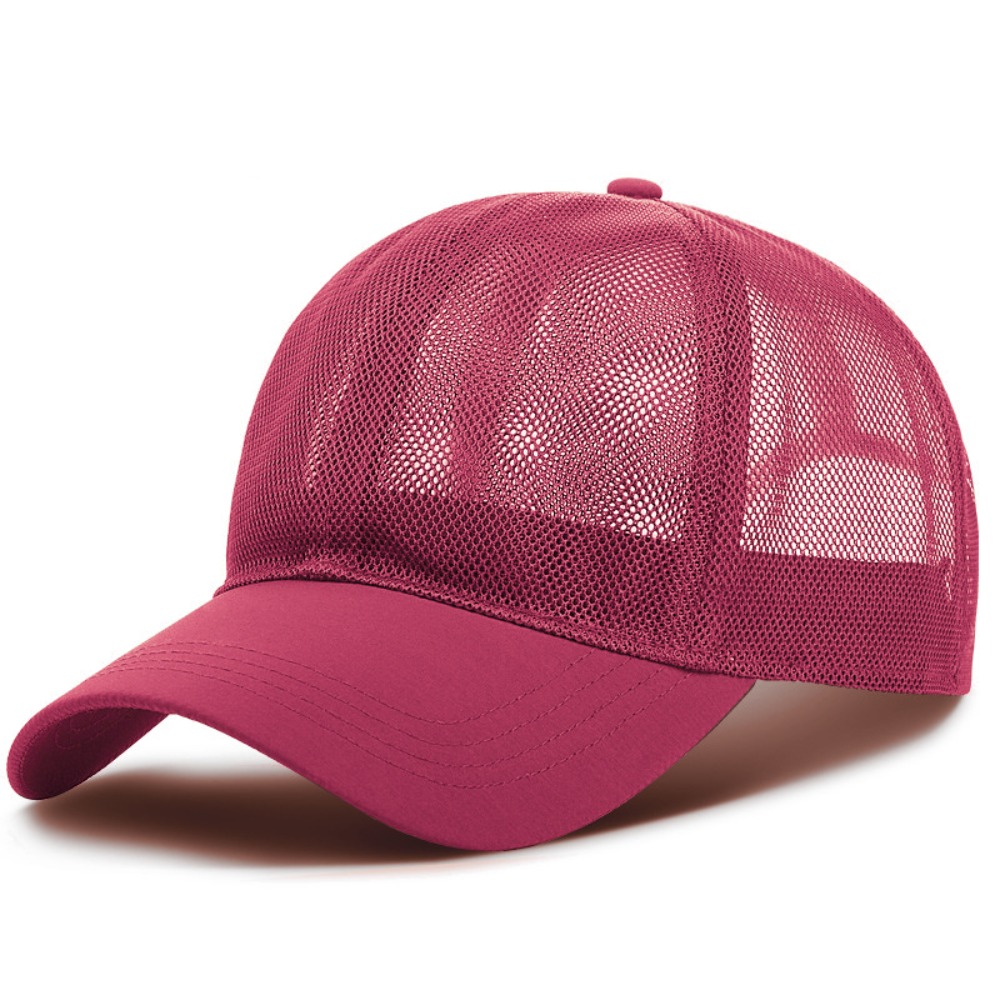 หมวกเบสบอลตาข่ายเต็มใบ ระบายอา - Trucker Cap Mesh บทวิจารณ์และราคา